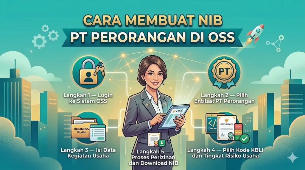 Cara Membuat NIB PT Perorangan di OSS