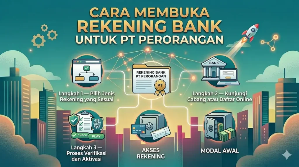 Cara buka Rekening Bank PT Perorangan